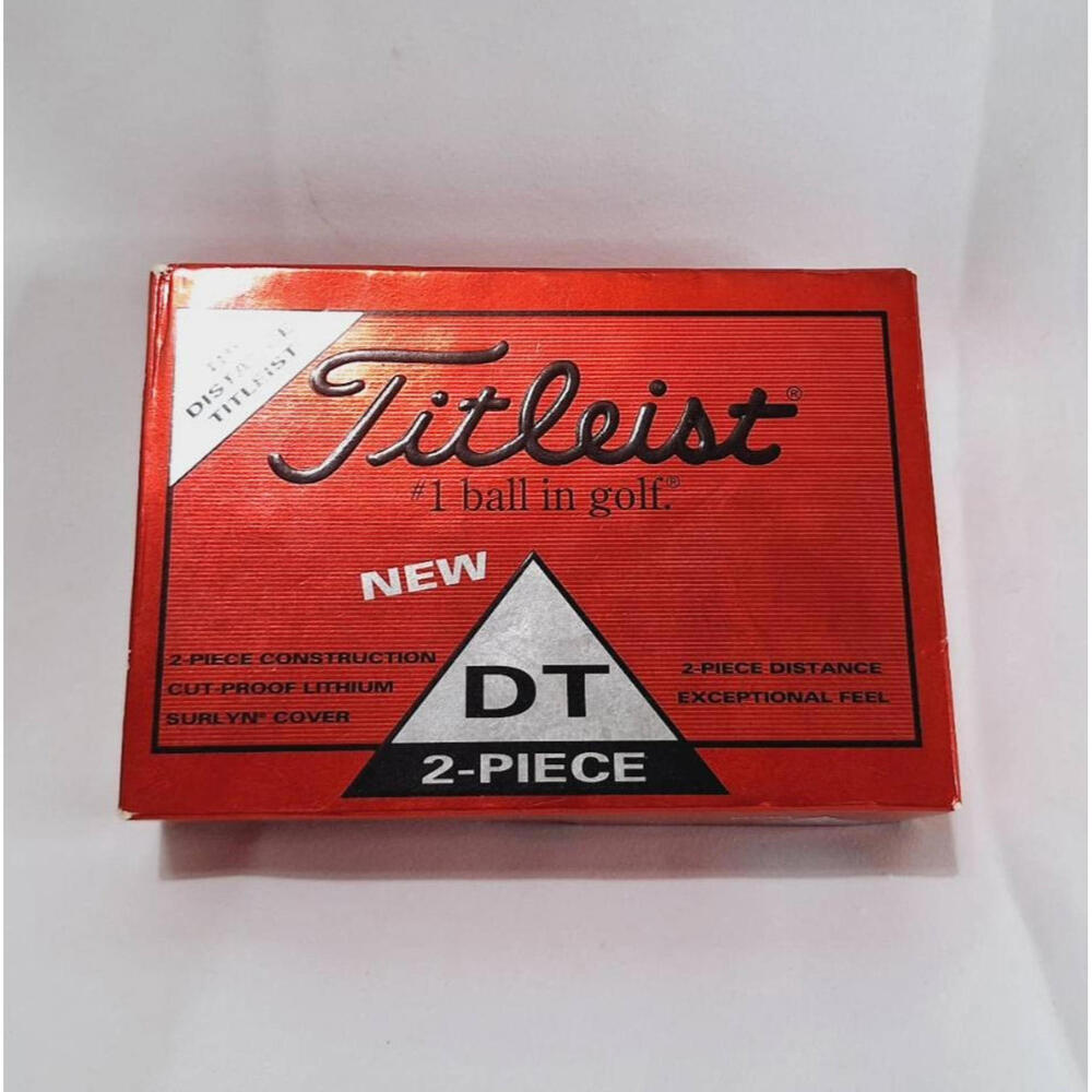 Titleist DT 2-Piece Golf Balls One Dozen 12 Balls Brand‎ New